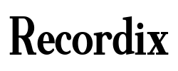 Recordix - logo